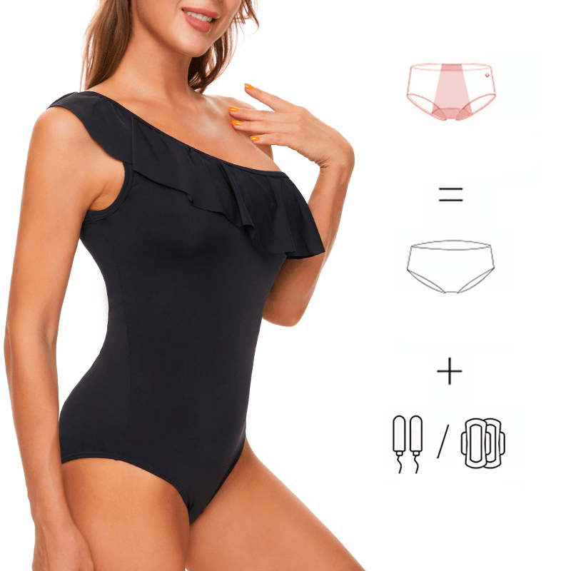 Lion De Mer - Maillot de Bain Menstruel - La Sirène Rouge